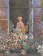 Claude Monet Camille at the Window china oil painting reproduction